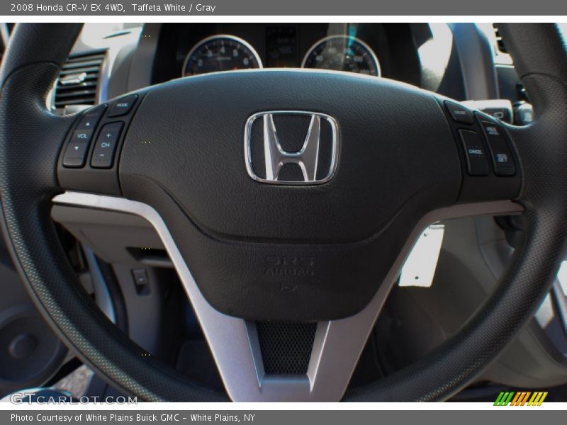Taffeta White / Gray 2008 Honda CR-V EX 4WD