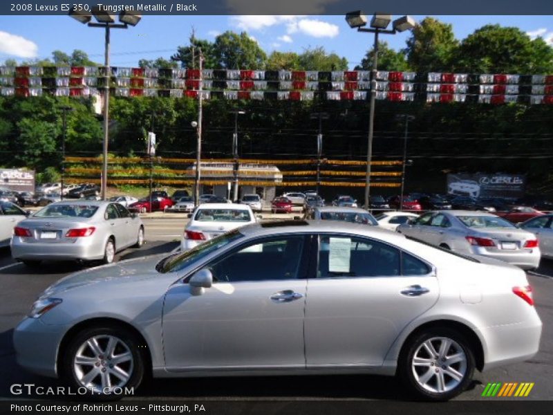 Tungsten Metallic / Black 2008 Lexus ES 350