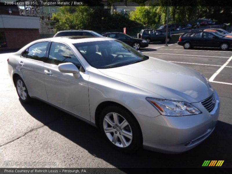 Tungsten Metallic / Black 2008 Lexus ES 350