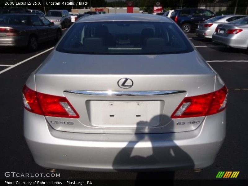 Tungsten Metallic / Black 2008 Lexus ES 350