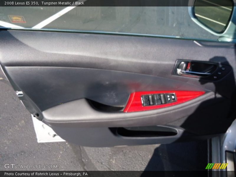 Tungsten Metallic / Black 2008 Lexus ES 350