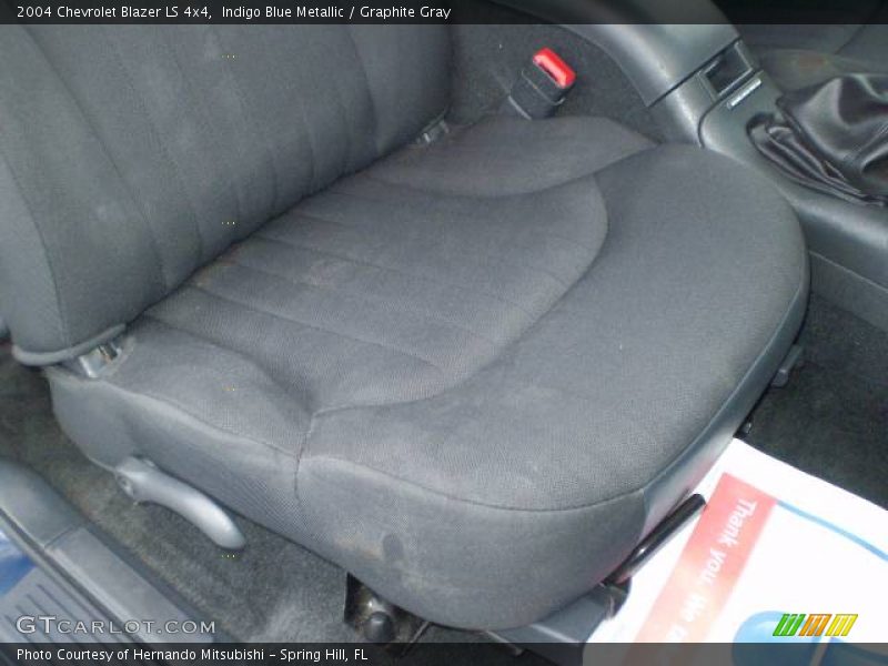 Indigo Blue Metallic / Graphite Gray 2004 Chevrolet Blazer LS 4x4
