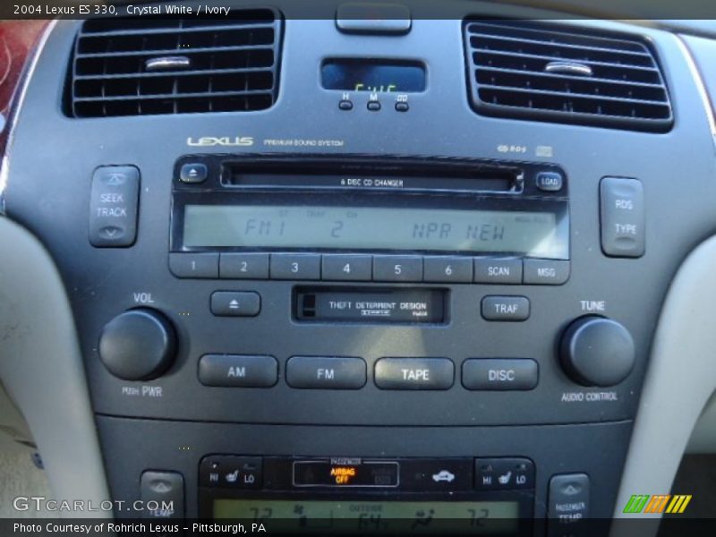 Crystal White / Ivory 2004 Lexus ES 330
