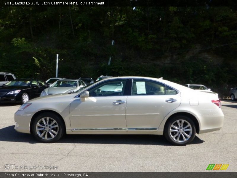 Satin Cashmere Metallic / Parchment 2011 Lexus ES 350