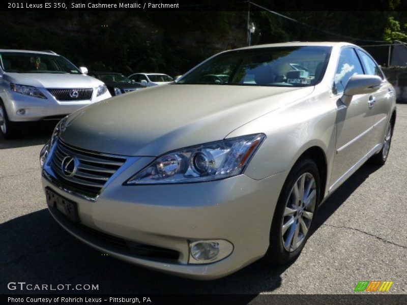 Satin Cashmere Metallic / Parchment 2011 Lexus ES 350