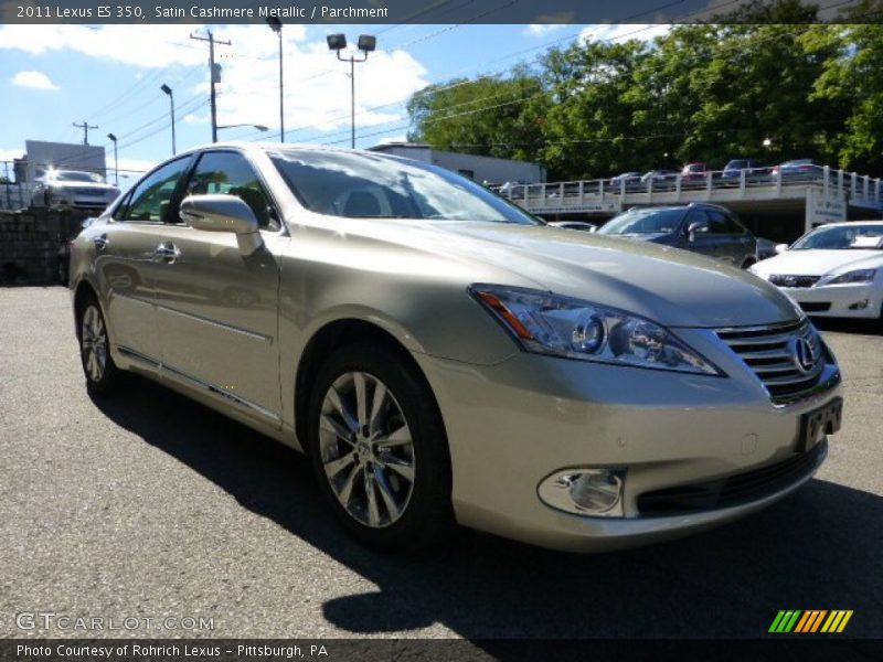 Satin Cashmere Metallic / Parchment 2011 Lexus ES 350