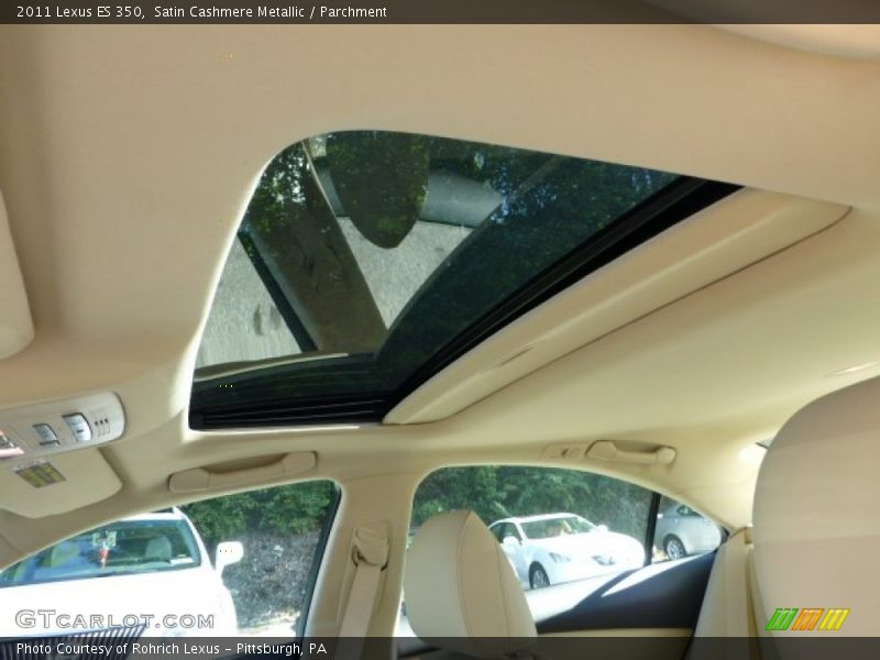 Satin Cashmere Metallic / Parchment 2011 Lexus ES 350