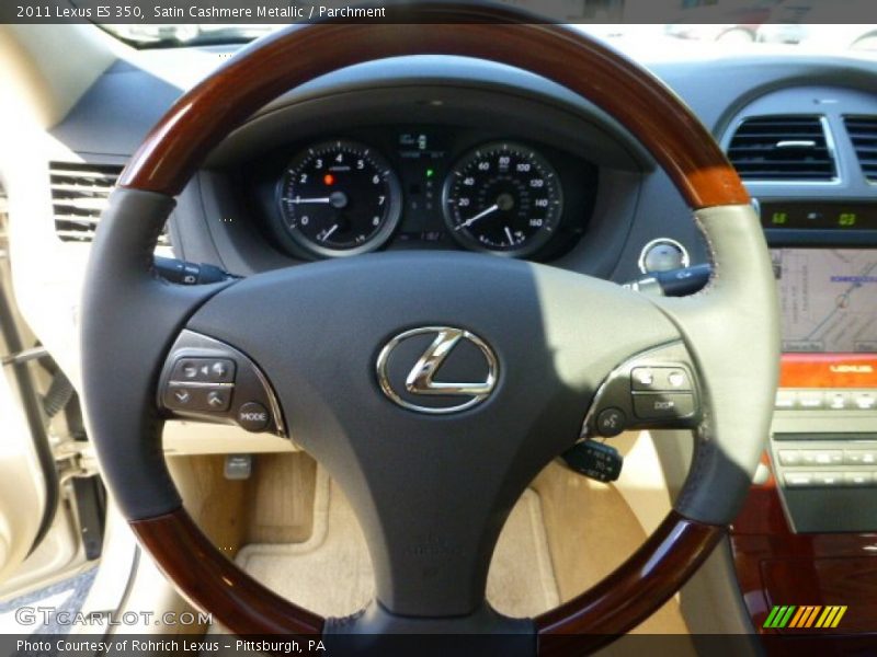 Satin Cashmere Metallic / Parchment 2011 Lexus ES 350