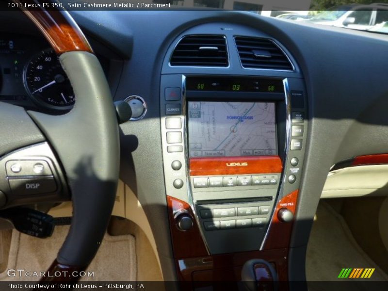 Satin Cashmere Metallic / Parchment 2011 Lexus ES 350
