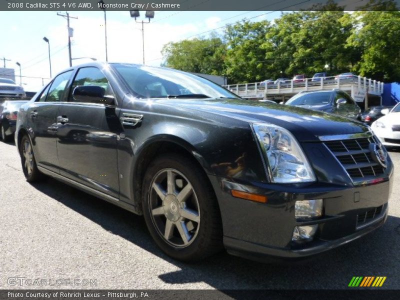 Moonstone Gray / Cashmere 2008 Cadillac STS 4 V6 AWD