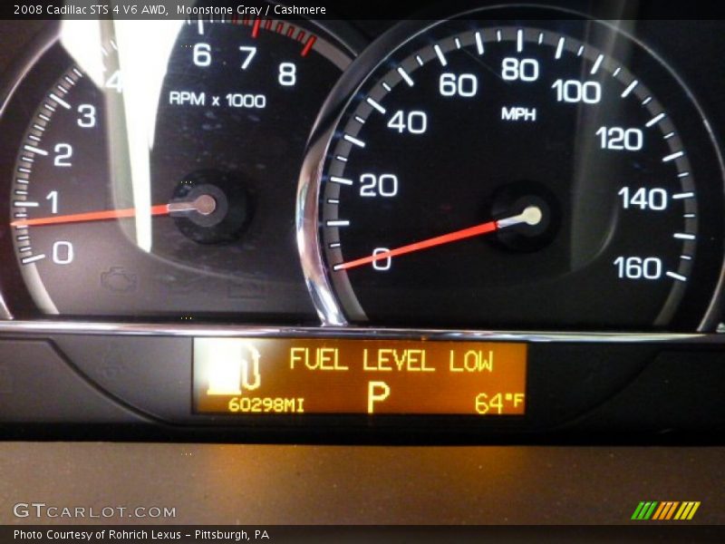 Moonstone Gray / Cashmere 2008 Cadillac STS 4 V6 AWD