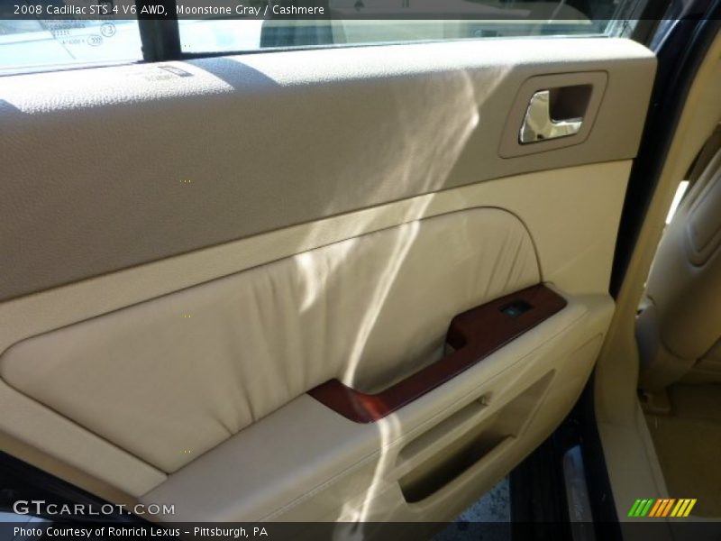 Moonstone Gray / Cashmere 2008 Cadillac STS 4 V6 AWD