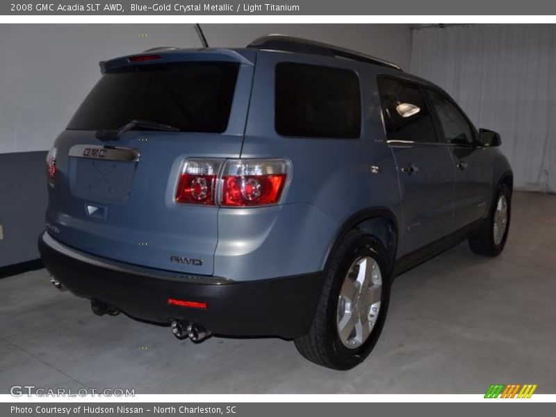 Blue-Gold Crystal Metallic / Light Titanium 2008 GMC Acadia SLT AWD
