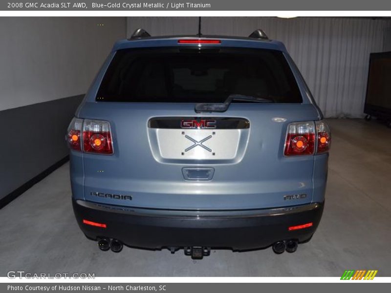 Blue-Gold Crystal Metallic / Light Titanium 2008 GMC Acadia SLT AWD