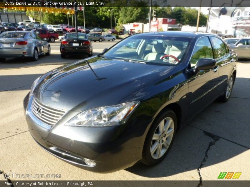 Smokey Granite Mica / Light Gray 2009 Lexus ES 350
