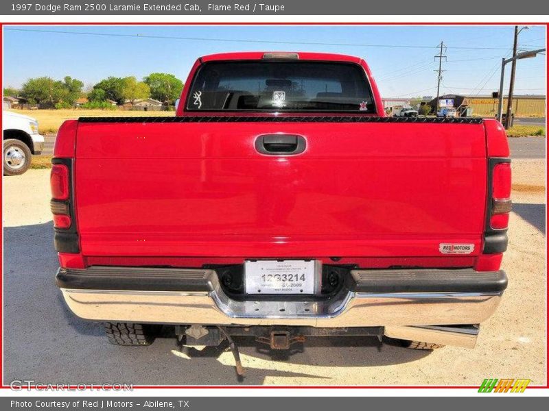 Flame Red / Taupe 1997 Dodge Ram 2500 Laramie Extended Cab