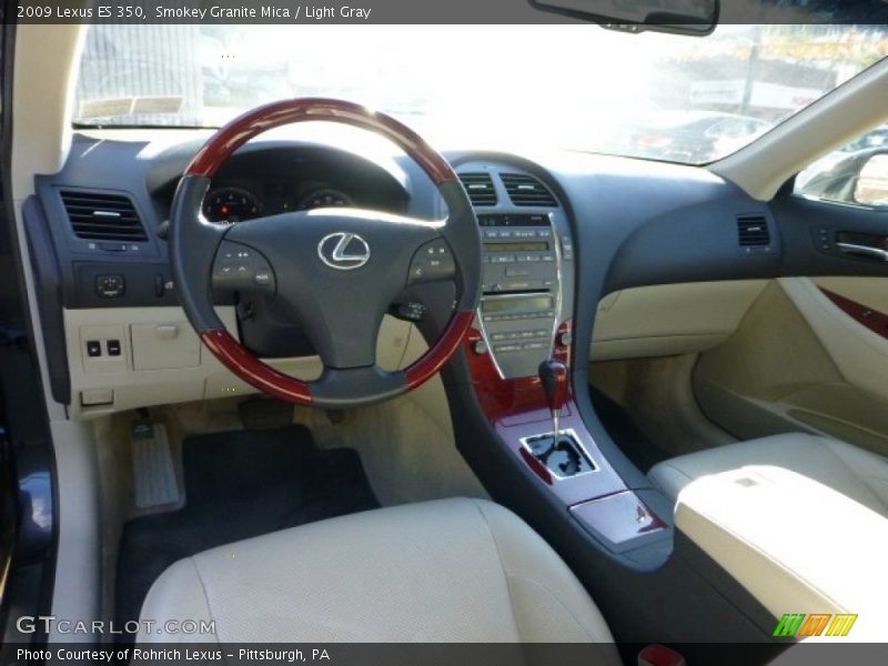 Smokey Granite Mica / Light Gray 2009 Lexus ES 350