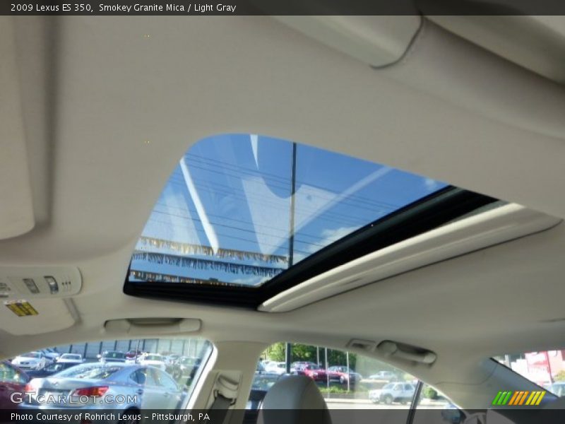 Smokey Granite Mica / Light Gray 2009 Lexus ES 350