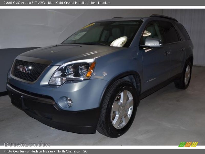 Blue-Gold Crystal Metallic / Light Titanium 2008 GMC Acadia SLT AWD