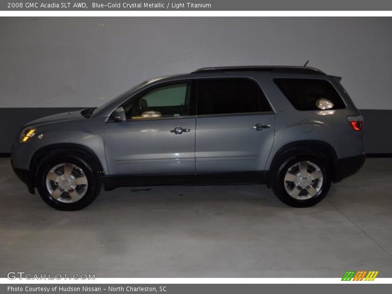 Blue-Gold Crystal Metallic / Light Titanium 2008 GMC Acadia SLT AWD
