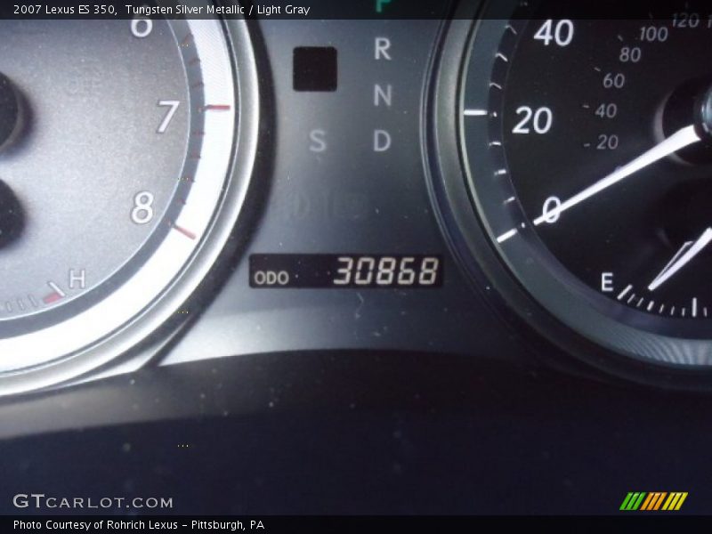 Tungsten Silver Metallic / Light Gray 2007 Lexus ES 350