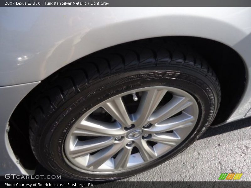 Tungsten Silver Metallic / Light Gray 2007 Lexus ES 350