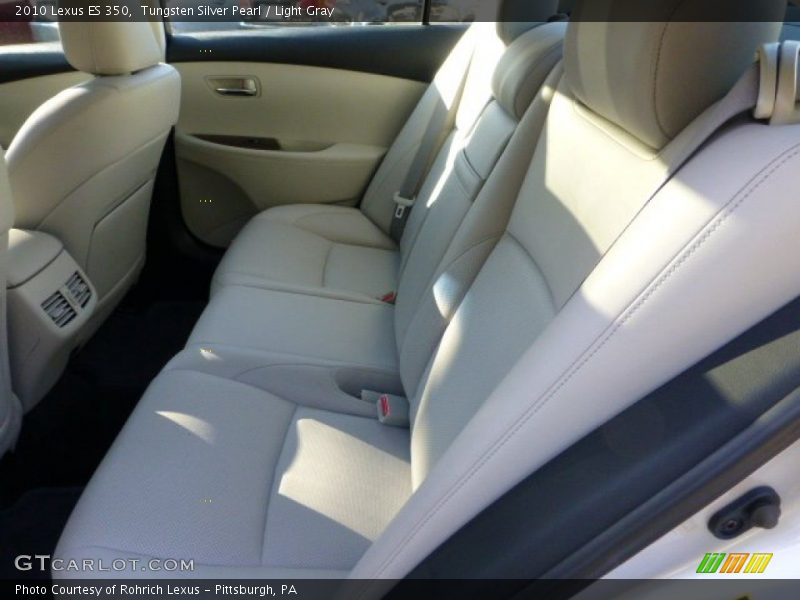Tungsten Silver Pearl / Light Gray 2010 Lexus ES 350