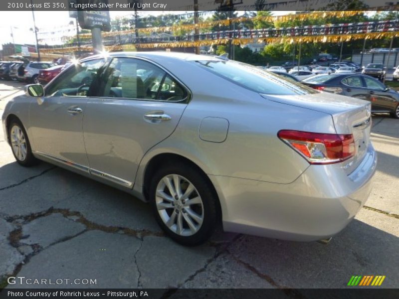 Tungsten Silver Pearl / Light Gray 2010 Lexus ES 350