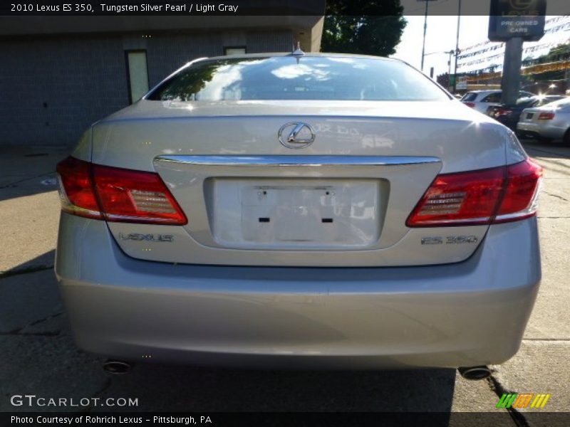 Tungsten Silver Pearl / Light Gray 2010 Lexus ES 350