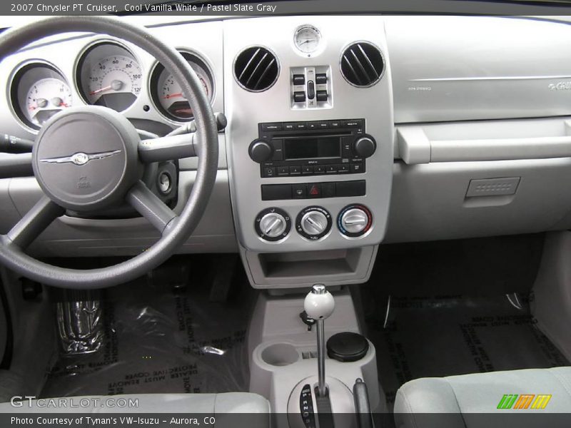 Cool Vanilla White / Pastel Slate Gray 2007 Chrysler PT Cruiser