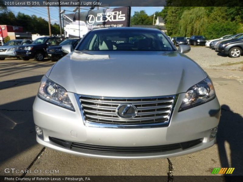 Tungsten Silver Pearl / Light Gray 2010 Lexus ES 350
