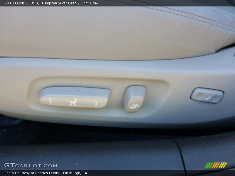 Tungsten Silver Pearl / Light Gray 2010 Lexus ES 350