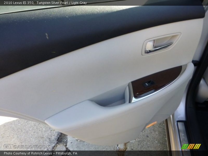 Tungsten Silver Pearl / Light Gray 2010 Lexus ES 350