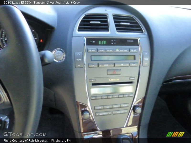Tungsten Silver Pearl / Light Gray 2010 Lexus ES 350
