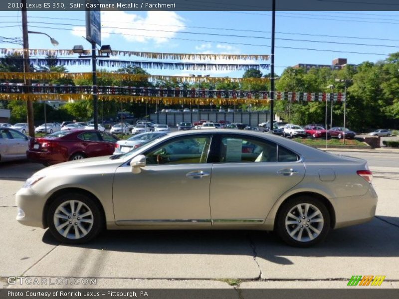 Satin Cashmere Metallic / Parchment 2010 Lexus ES 350