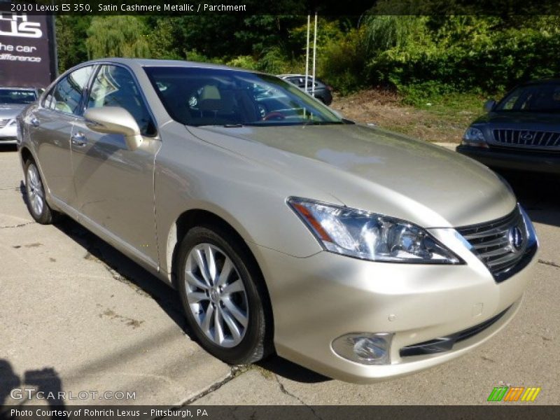 Satin Cashmere Metallic / Parchment 2010 Lexus ES 350
