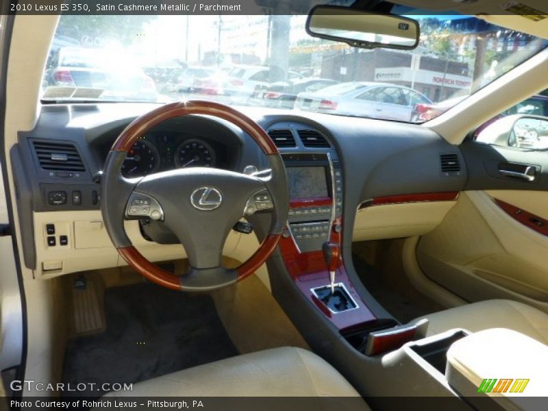 Satin Cashmere Metallic / Parchment 2010 Lexus ES 350