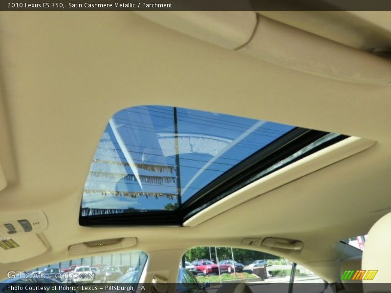 Satin Cashmere Metallic / Parchment 2010 Lexus ES 350