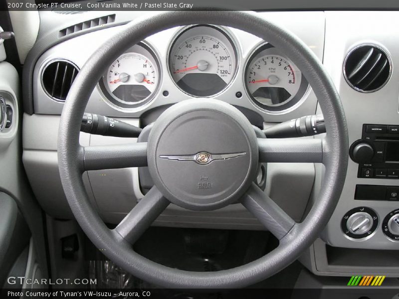 Cool Vanilla White / Pastel Slate Gray 2007 Chrysler PT Cruiser