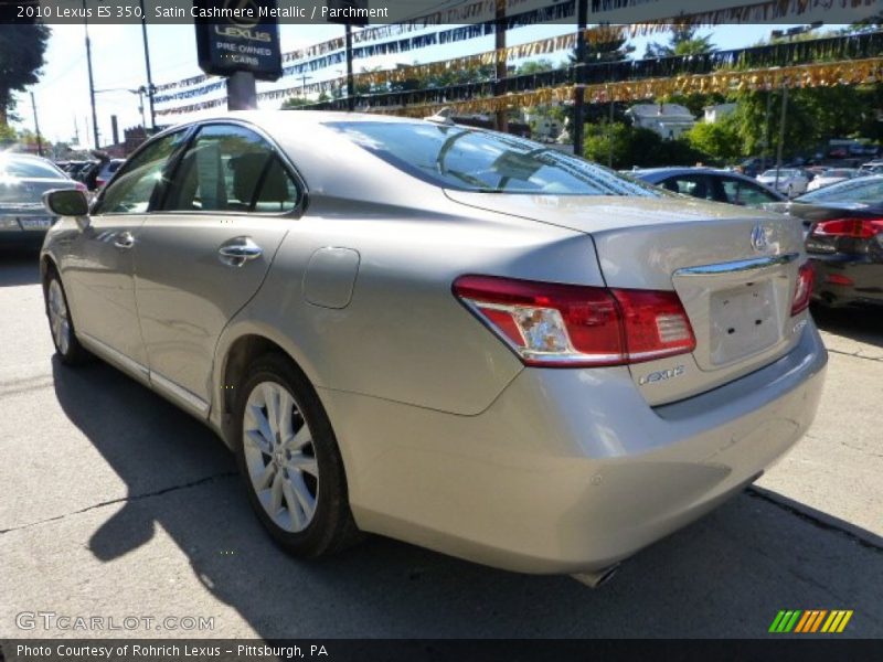 Satin Cashmere Metallic / Parchment 2010 Lexus ES 350