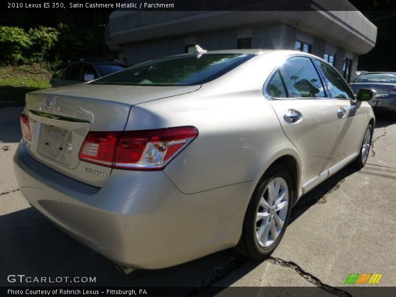 Satin Cashmere Metallic / Parchment 2010 Lexus ES 350