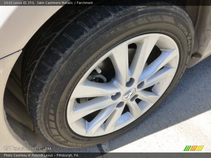 Satin Cashmere Metallic / Parchment 2010 Lexus ES 350