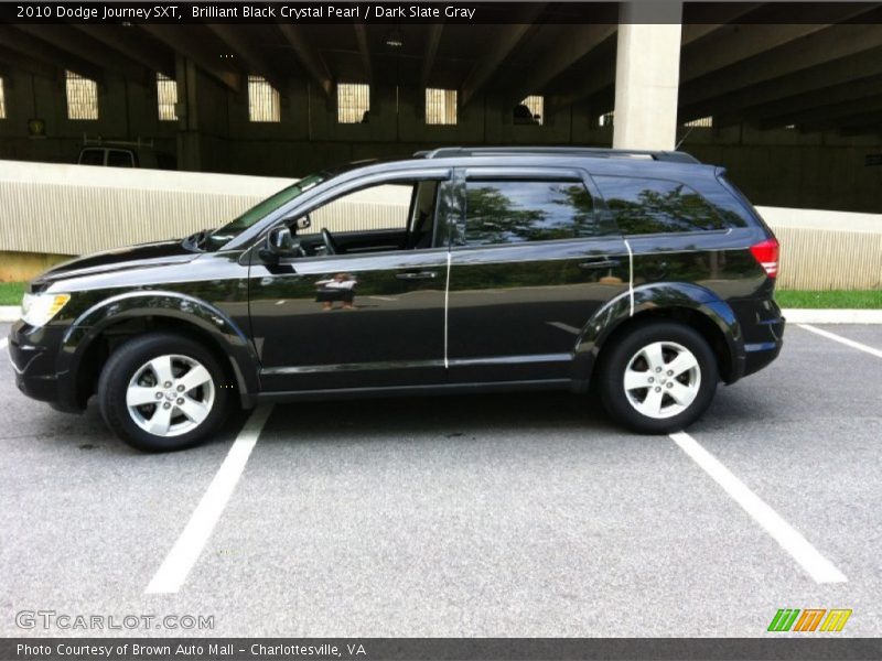 Brilliant Black Crystal Pearl / Dark Slate Gray 2010 Dodge Journey SXT