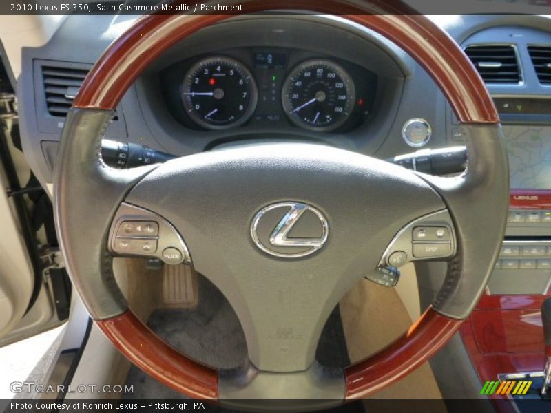Satin Cashmere Metallic / Parchment 2010 Lexus ES 350