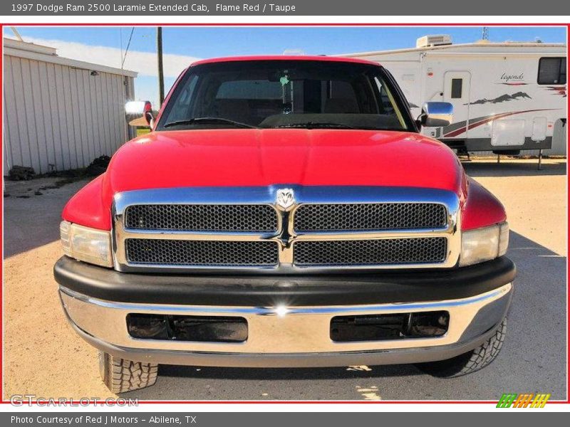 Flame Red / Taupe 1997 Dodge Ram 2500 Laramie Extended Cab