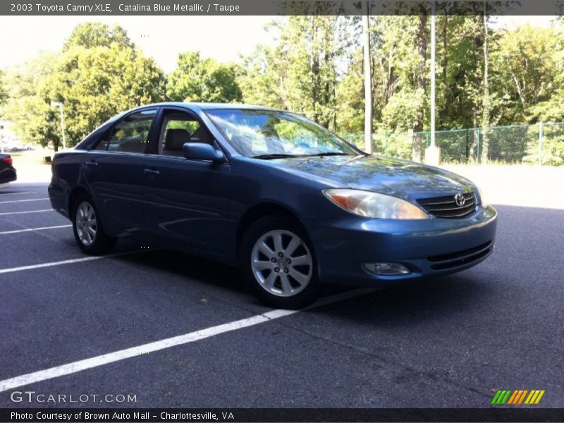 Catalina Blue Metallic / Taupe 2003 Toyota Camry XLE