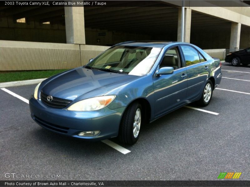 Catalina Blue Metallic / Taupe 2003 Toyota Camry XLE