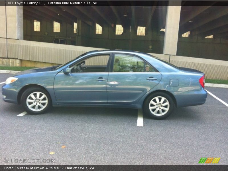 Catalina Blue Metallic / Taupe 2003 Toyota Camry XLE