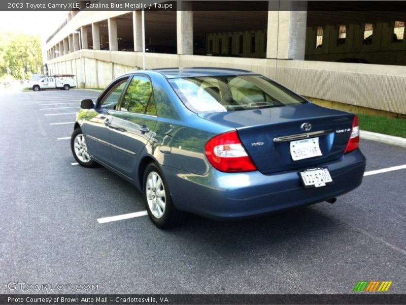 Catalina Blue Metallic / Taupe 2003 Toyota Camry XLE