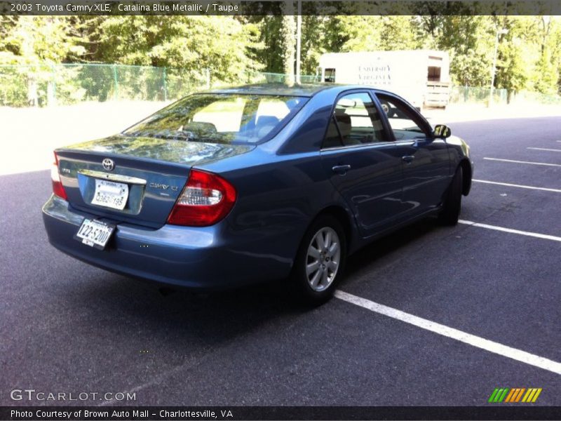 Catalina Blue Metallic / Taupe 2003 Toyota Camry XLE
